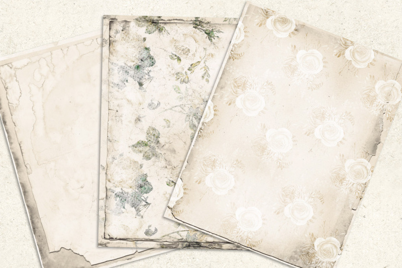 ivory-shabby-chic-notebook-paper