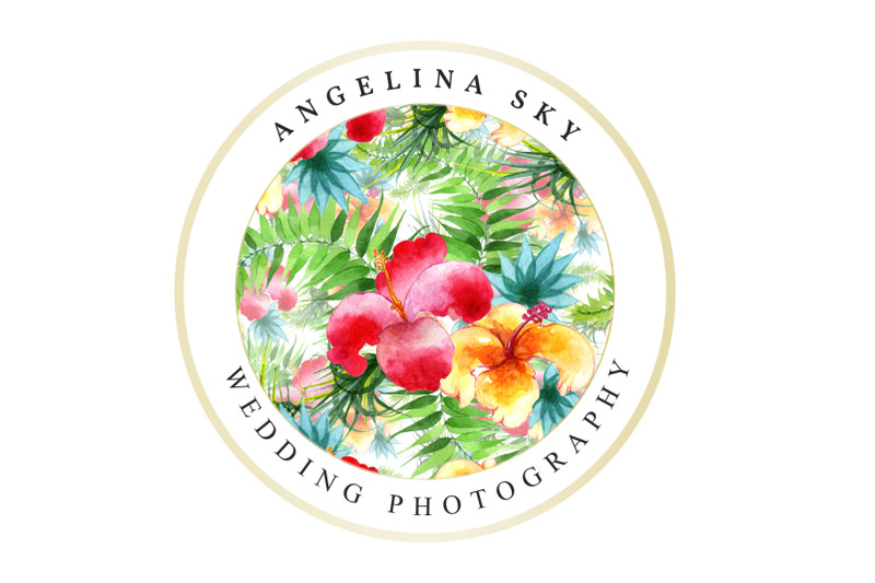 logo-with-bright-tropical-flowers-watercolor-png