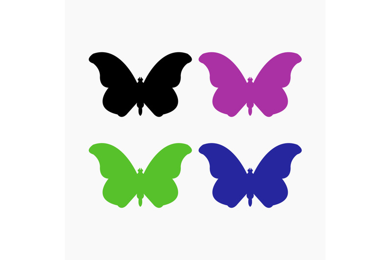 set-of-butterflies