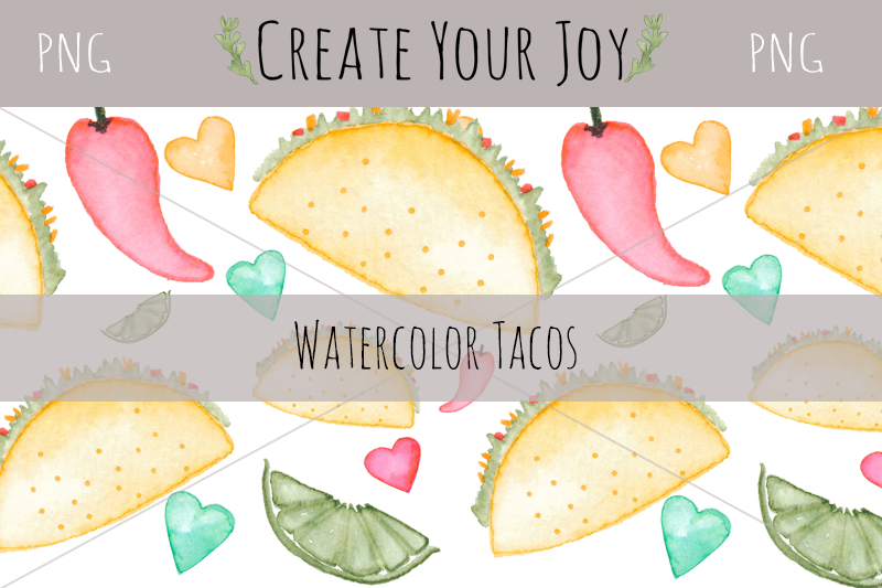 watercolor-taco-set