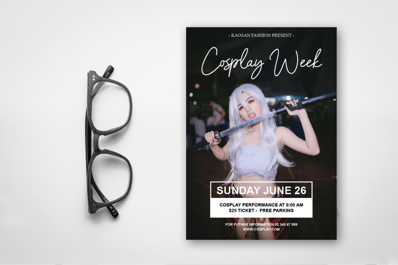 cosplay-flyer-template