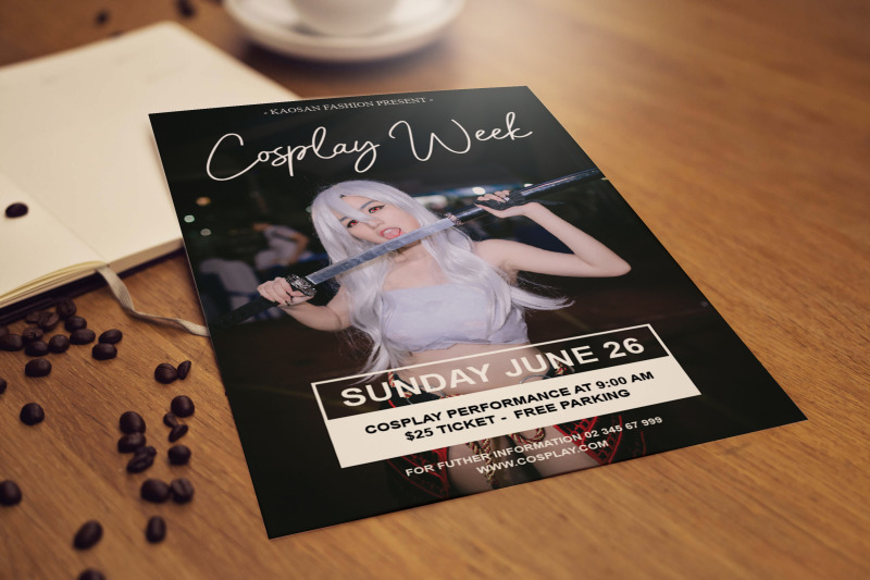 cosplay-flyer-template