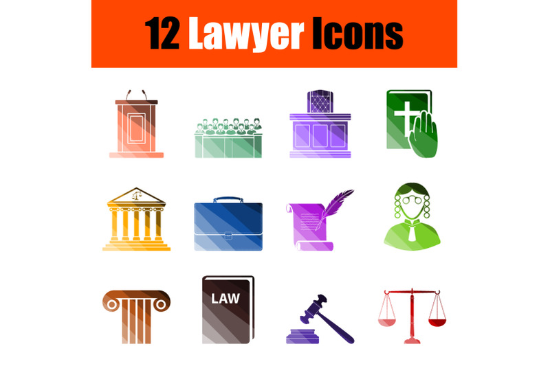 lawyer-icon-set