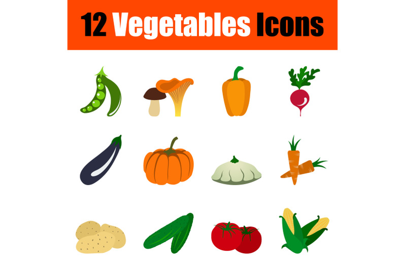 set-of-vegetables-icons