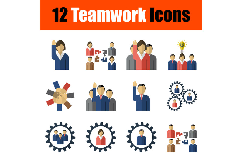 teamwork-icon-set