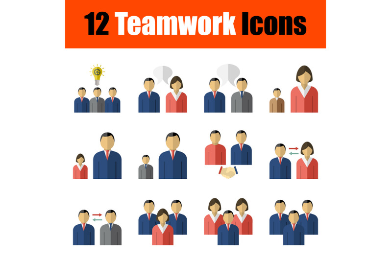 teamwork-icon-set