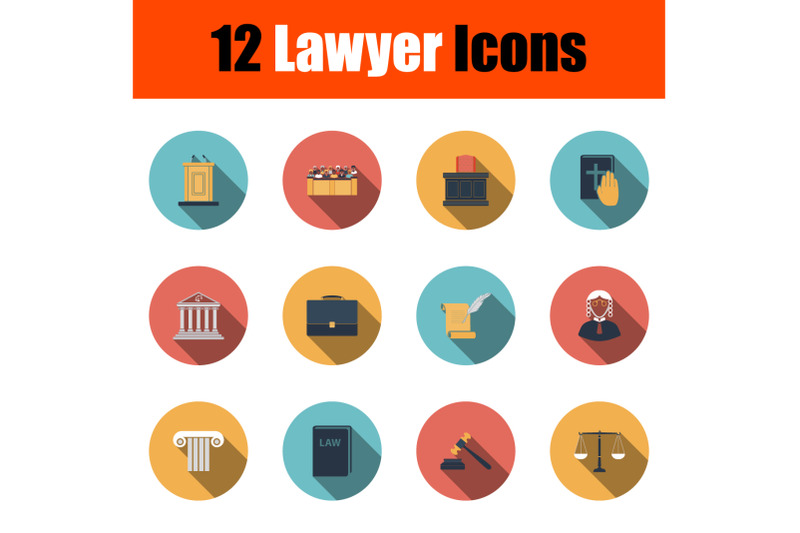 lawyer-icon-set