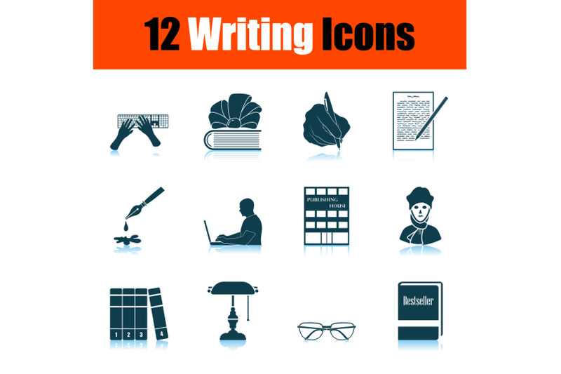 writing-icon-set