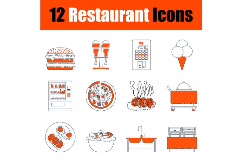 restaurant-icon-set