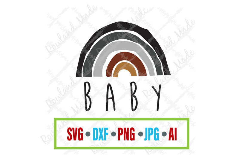Download rainbow baby SVG baby svg By Rowland Made | TheHungryJPEG.com