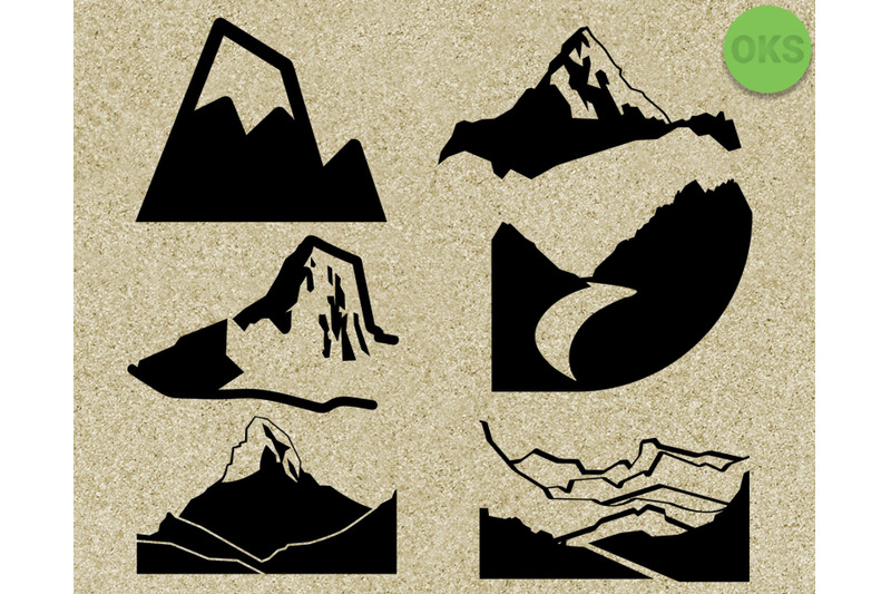 Download mountain svg bundle, mountains svg vector cricut By CrafterOks | TheHungryJPEG.com