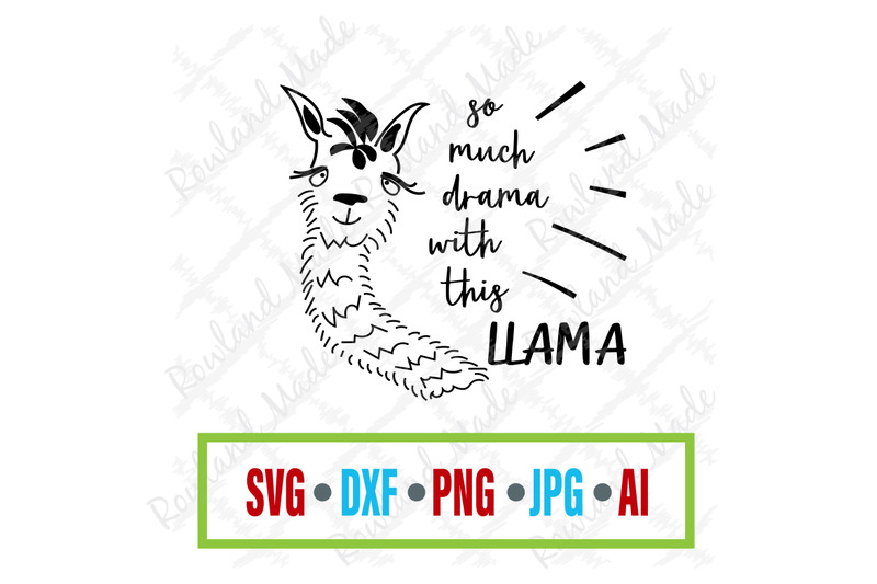 so-much-drama-with-this-llama-svg-llama-svg