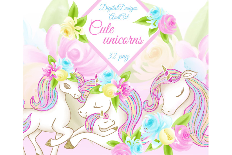 cute-unicorns-clipart