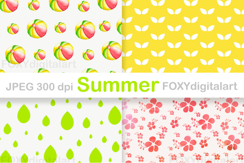 summer-holiday-tropical-digital-paper-pack