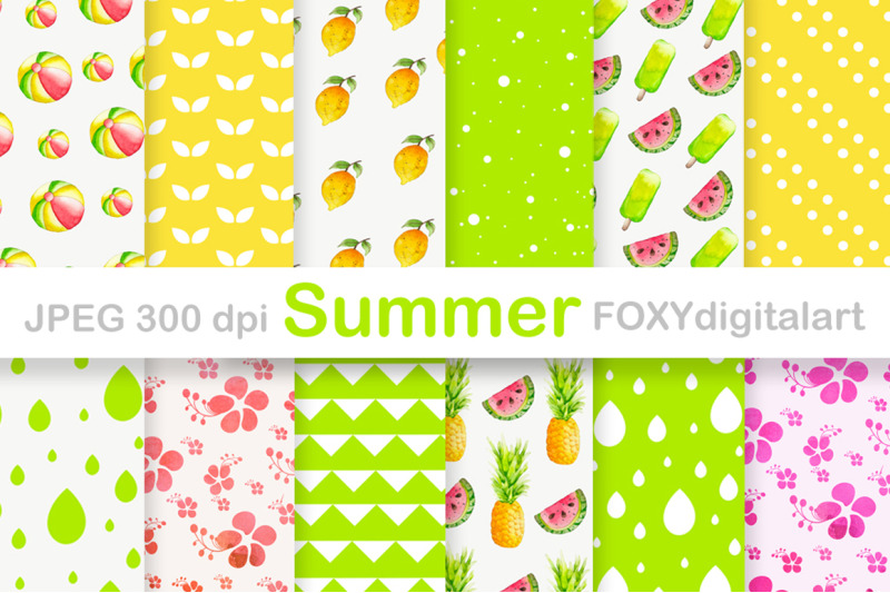 summer-holiday-tropical-digital-paper-pack