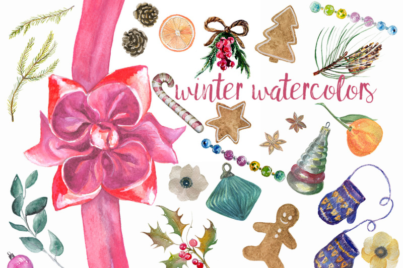winter-watercolors