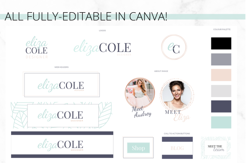 canva-turquoise-web-branding-kit