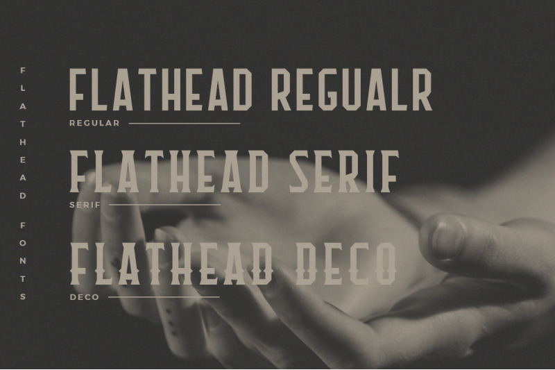 Flathead Typeface By Mcraft Studio Thehungryjpeg Com