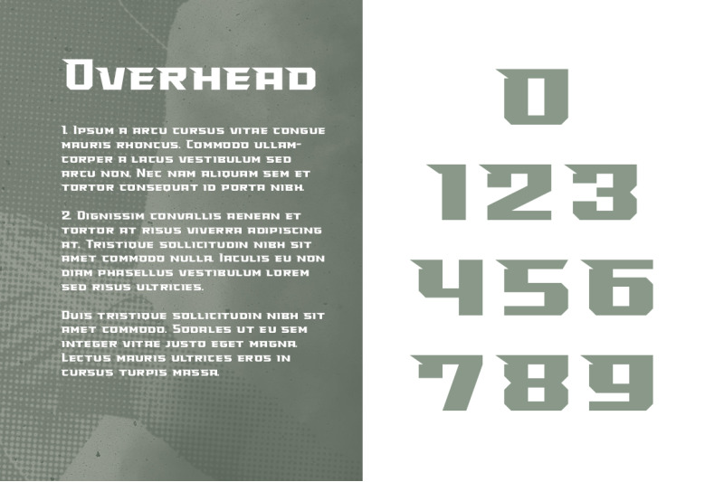 overhead-typeface-font