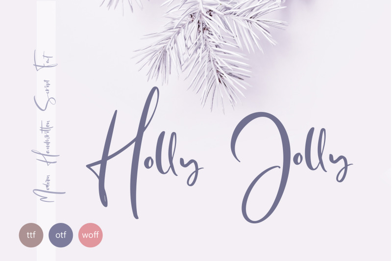 holly-jolly-hand-drawn-font