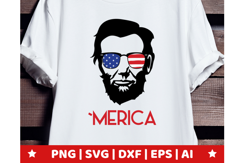 4th-of-july-svg-abraham-lincoln-clipart-merica-vector-america