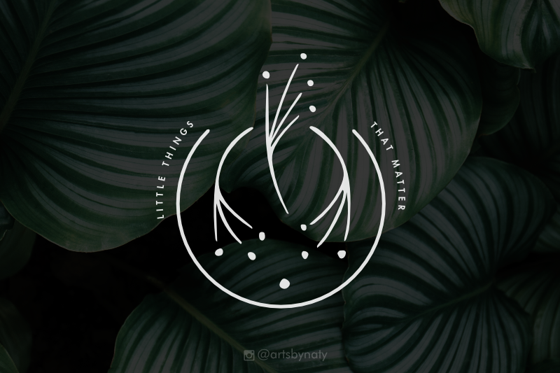 premade-floral-logo-little-things-that-matter