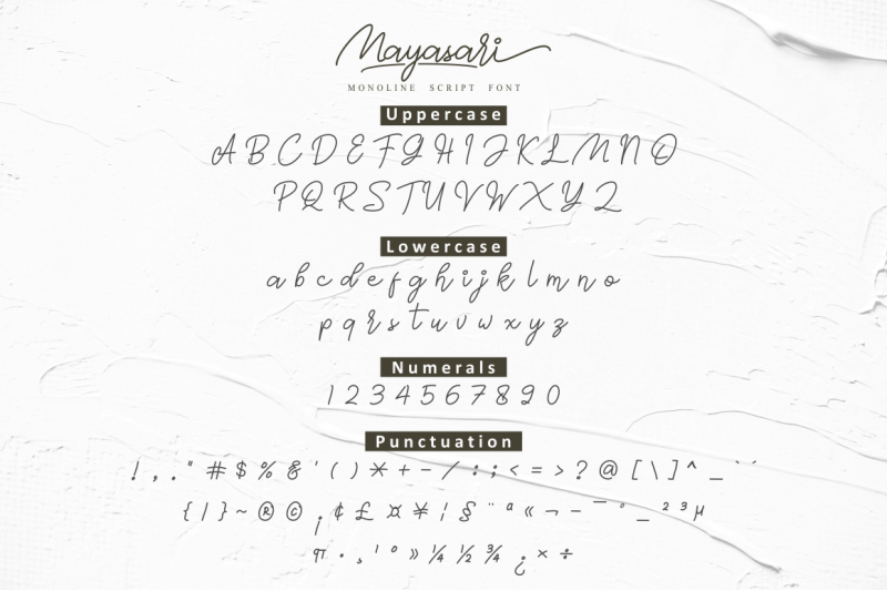mayasari-monoline-script