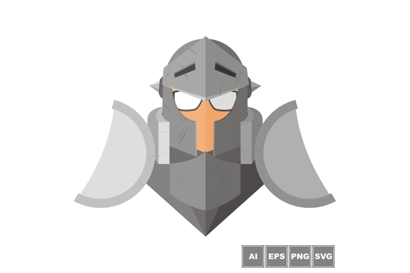 geek-knight-vector-illustration