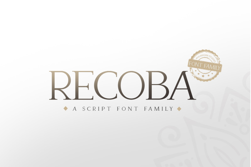 recoba-font-family