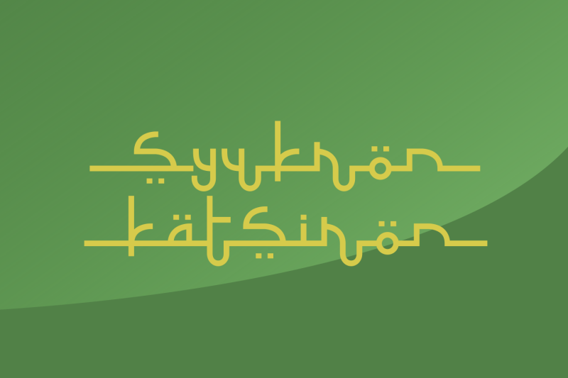 selamet-lebaran-arabic-fauxlang-font