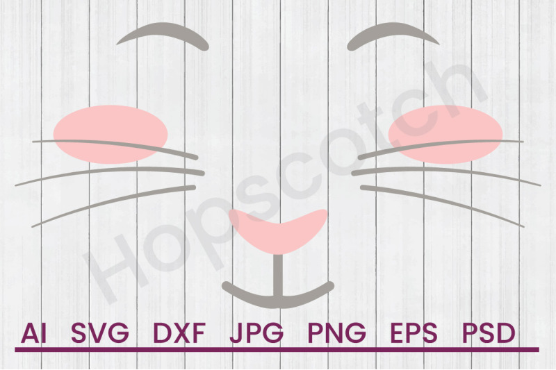 easter-bunny-face-svg-file-dxf-file