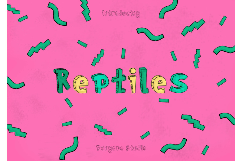 reptiles-typeface