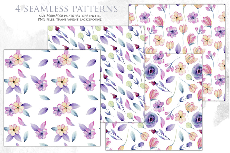louisiana-flowers-elements-patterns