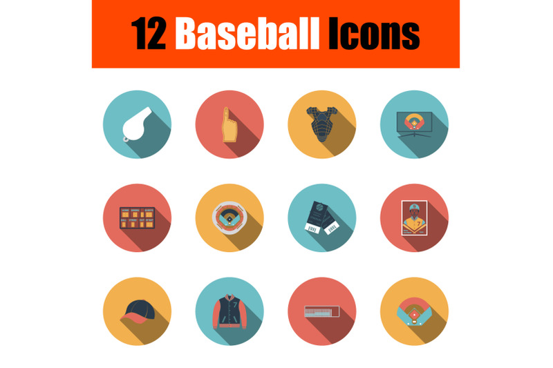 baseball-icon-set