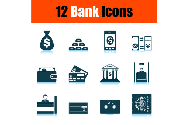 bank-icon-set