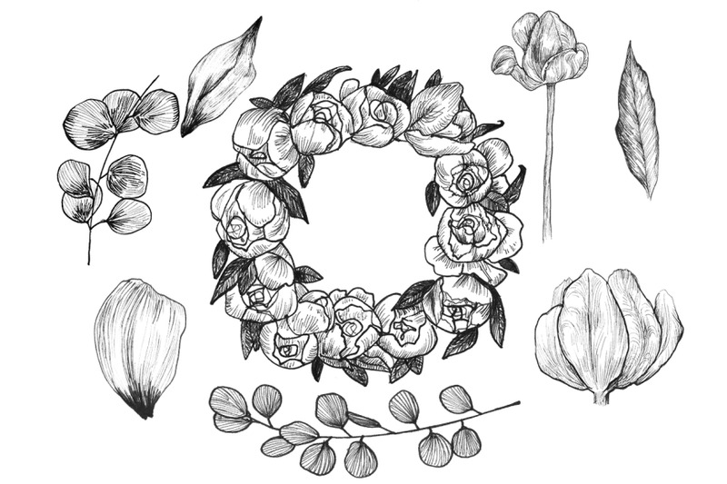 8-ink-flowers-and-leaves