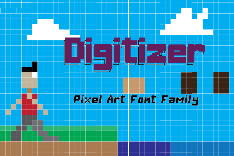 digitizer-pixel-font-family