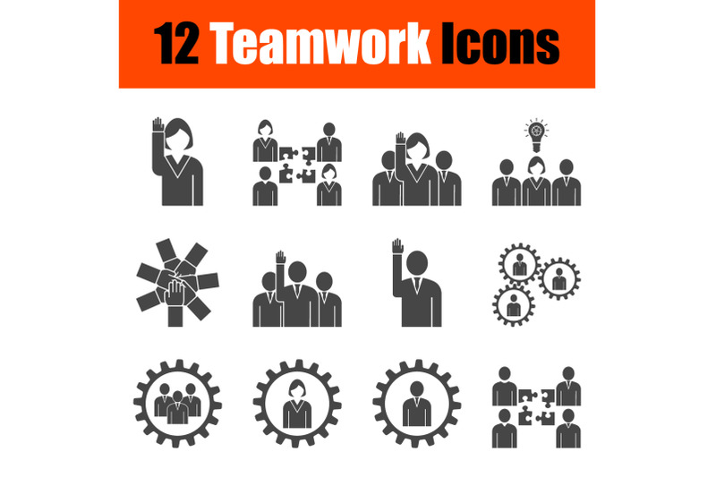 teamwork-icon-set