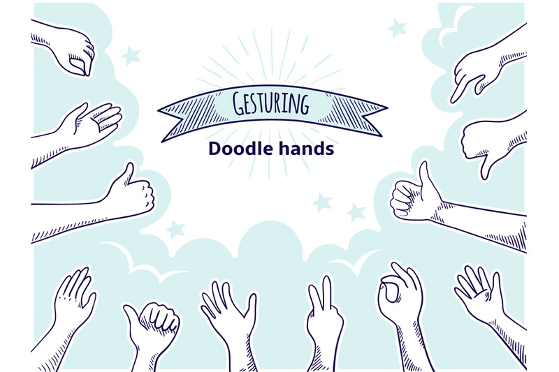 doodle-hands-like-dislike-happy-client-hand-drawn-concept-thumb-up-a