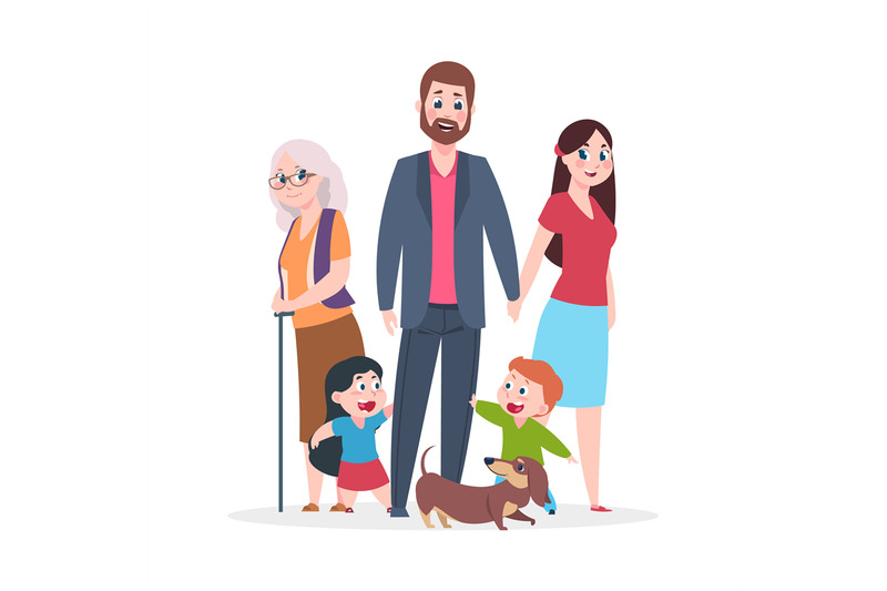 flat-family-happy-hugging-people-characters-standing-together-group