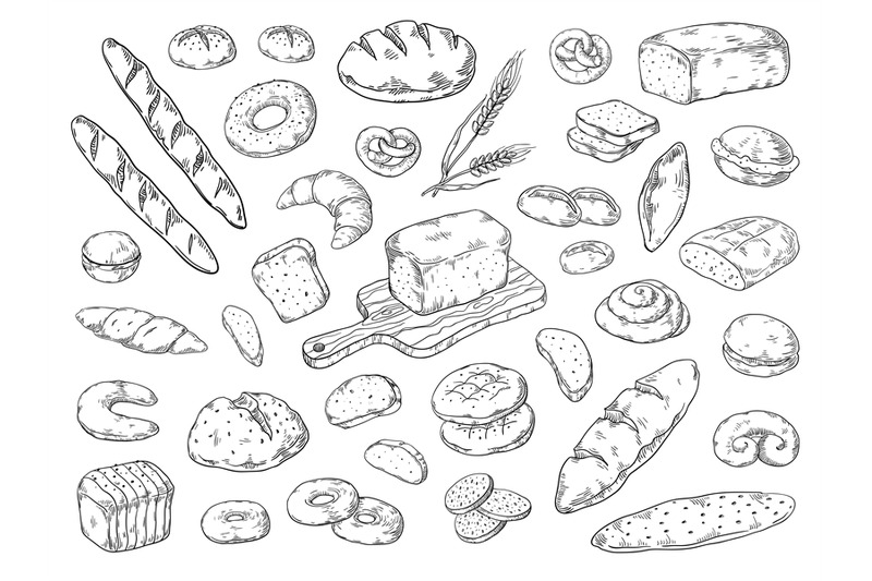hand-drawn-bakery-doodle-bread-sketch-wheat-flour-types-of-bread-vi