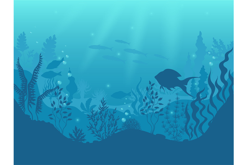 underwater-silhouette-background-undersea-coral-reef-ocean-fish-and