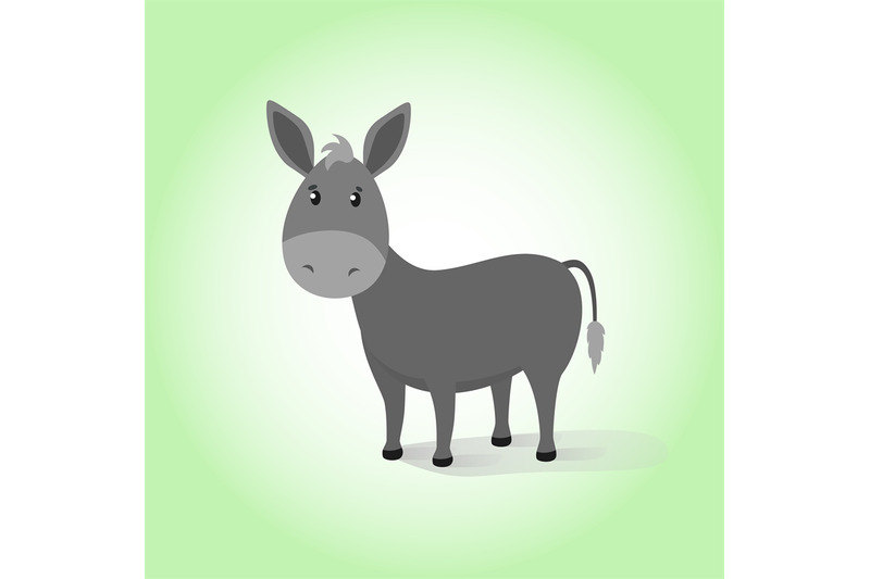 donkey-cartoon-vector-drawing-illustration-domestic-funny-calm-mule