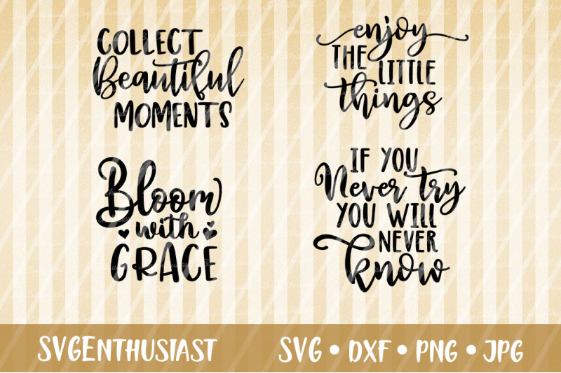 Download Motivational Sayings SVG, Inspirational SVG bundle By SVGEnthusiast | TheHungryJPEG.com