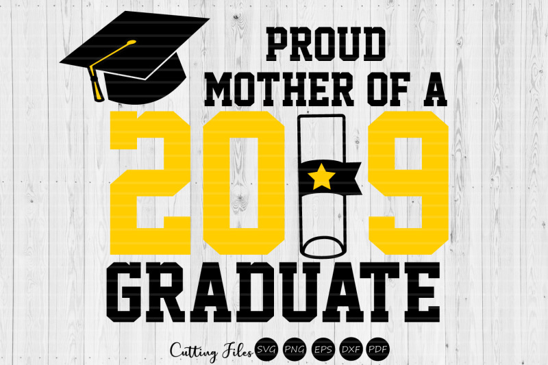 Proud mother of a graduate | SVG Cutting files ...
