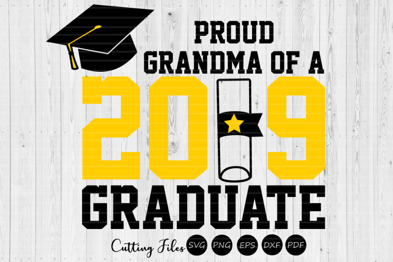 Download Proud grandma of a graduate | SVG Cutting files ...
