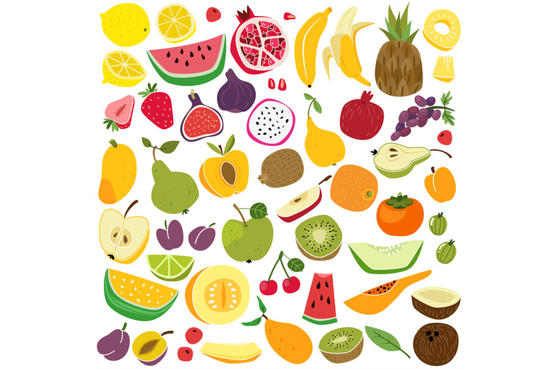 fruits-set-cute-fruit-lemon-watermelon-banana-pineapple-apple-pear-st