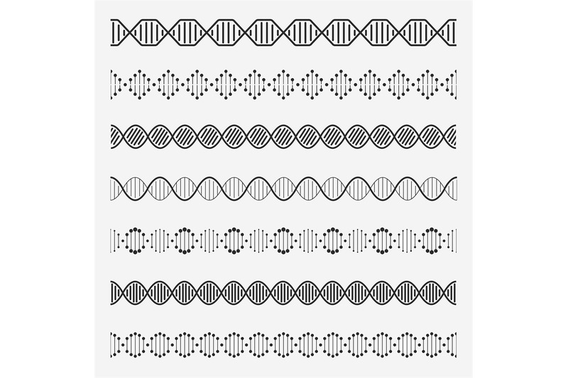 dna-elements-helix-double-chromosomes-model-molecule-genome-code-modi