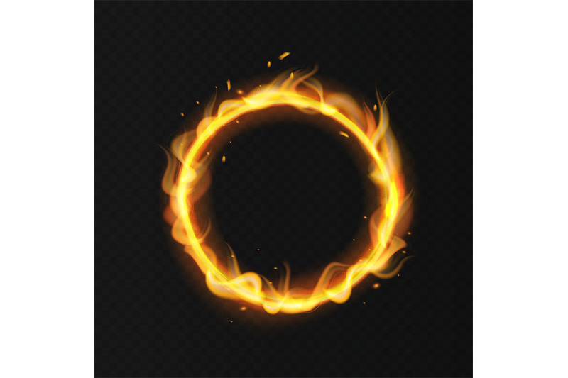 fire-ring-realistic-burning-fiery-circus-circle-hot-hoop-warm-fire-bl