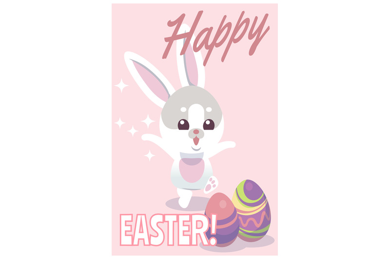 easter-card-cute-baby-rabbit-easter-decorative-lettering-traditional